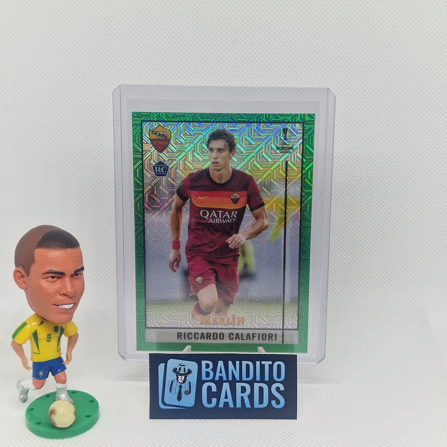 2020-21 Topps Merlin Riccardo Calafiori RC /99 Mojo - AS Roma - Banditocards