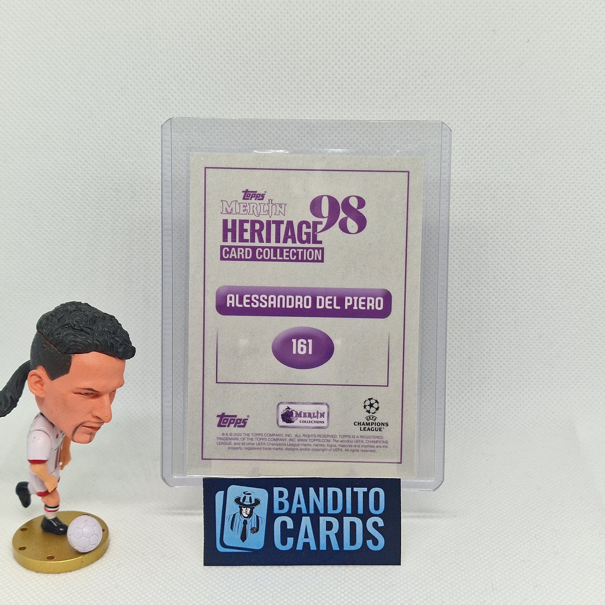 2021-22 Topps Merlin Heritage Alessandro Del Piero /10 Number Match - Juventus - Banditocards