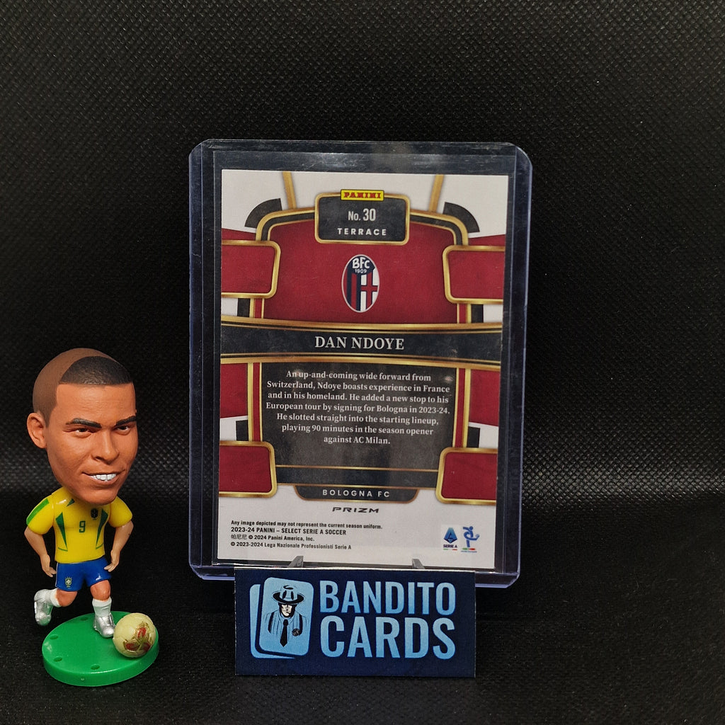 2023-24 Panini Select Serie A Dan Ndoye RC Peacock - Switzerland