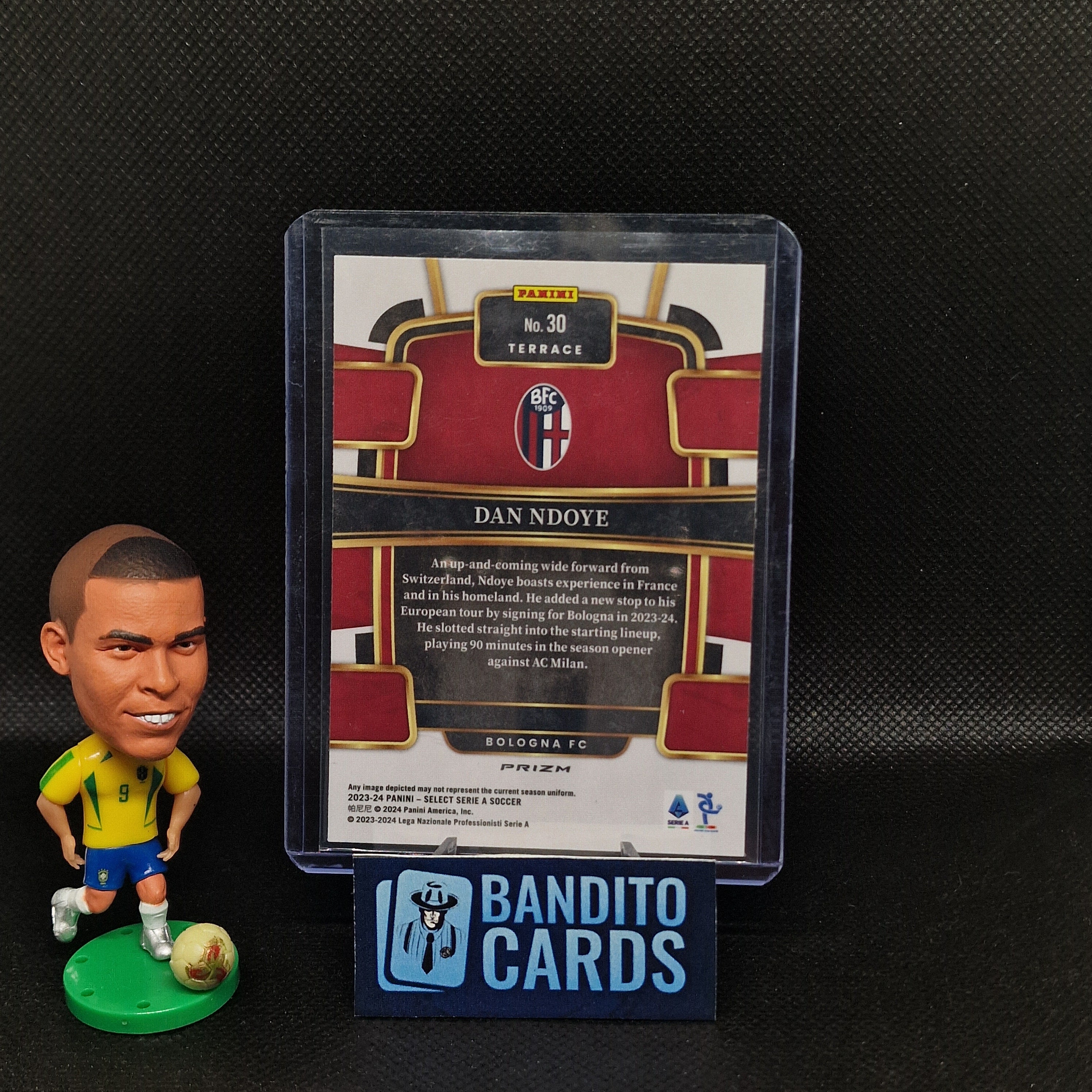 2023-24 Panini Select Serie A Dan Ndoye RC Peacock - Switzerland