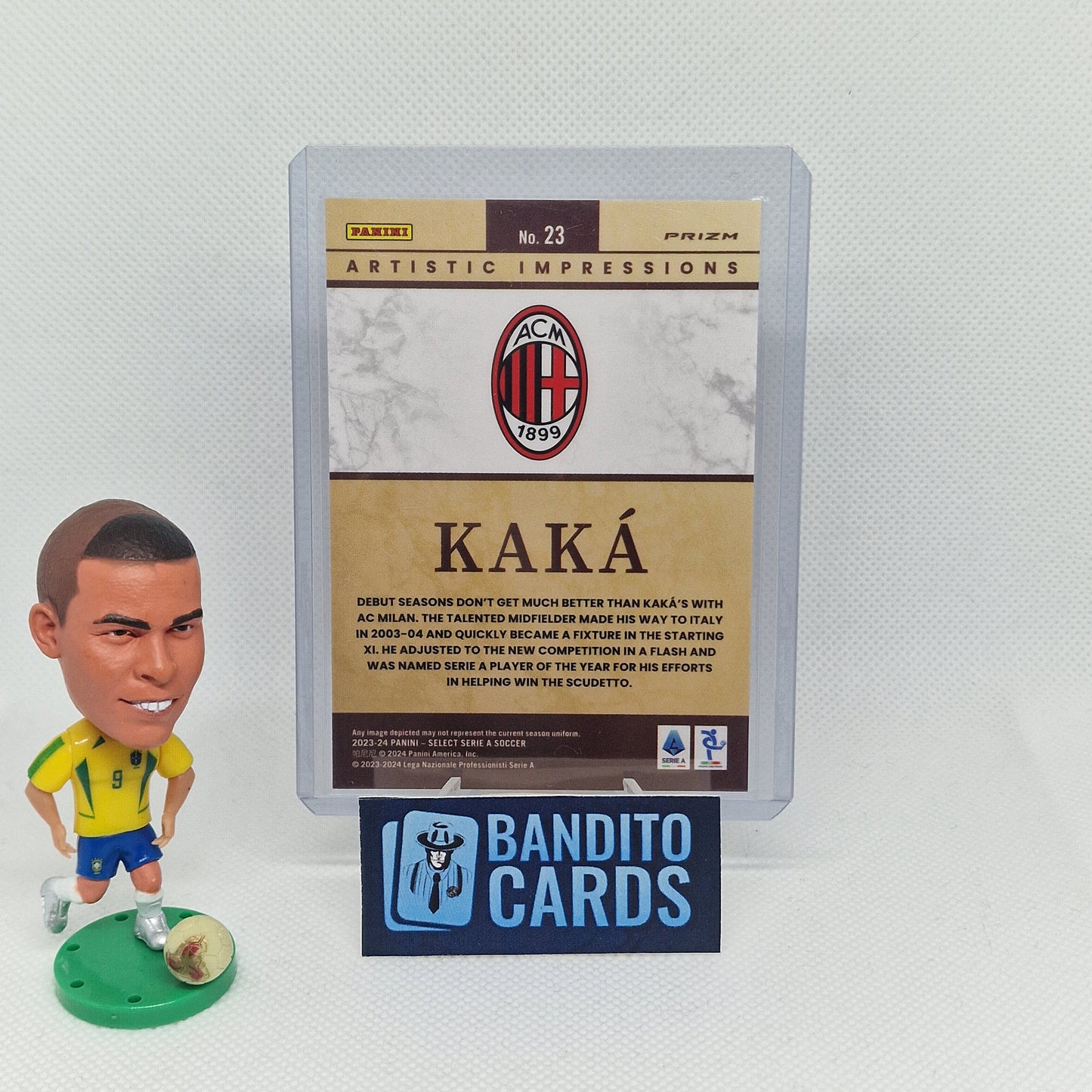 2023-24 Panini Select Serie A  Kaka Artistic Impression SSP - AC Milan - Banditocards