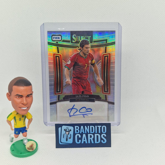 2023-24 Panini Select Fifa Luis Figo auto - Portugal - Banditocards