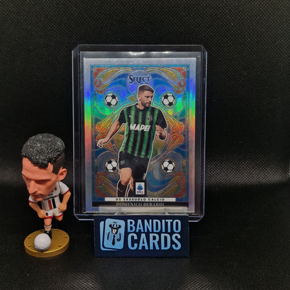 2023-24 Panini Select Serie A Domenico Berardi Stained Glass SPP - Sassuolo - Banditocards