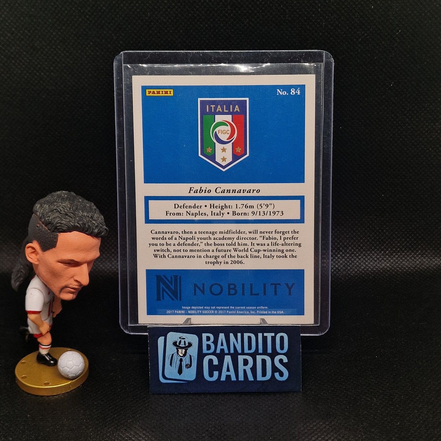 2017 Panini Nobility Fabio Cannavaro - Italy - Banditocards