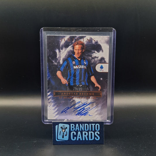 2022-23 Panini Chronicles Origins Andreas Brehme auto /99 - Inter