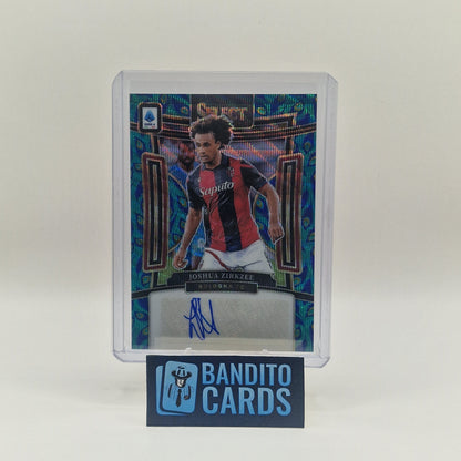 2023-24 Panini Select Serie A Joshua Zirkzee auto Peacock - Bologna - Banditocards