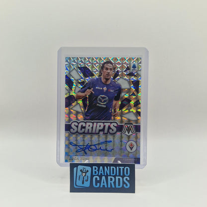 2020-21 Panini Mosaic Scripts Luca Toni auto - Fiorentina - Banditocards