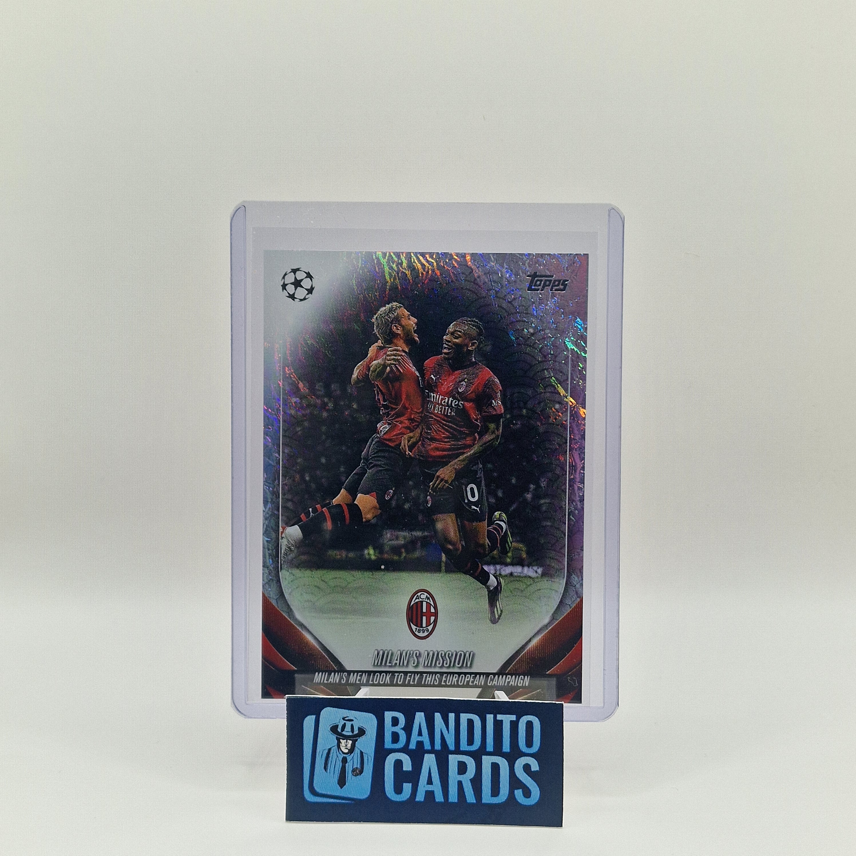 2023-24 Topps Chrome Rafael Leao & Theo Hernandez /99 - AC Milan