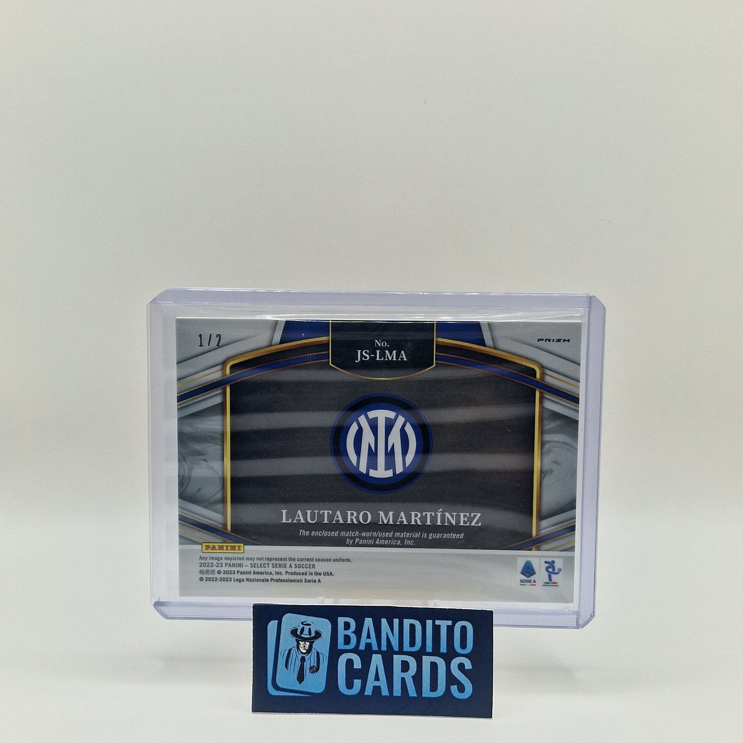 2023-24 Panini Select Serie A Lautaro Martinez patch /2 - Inter