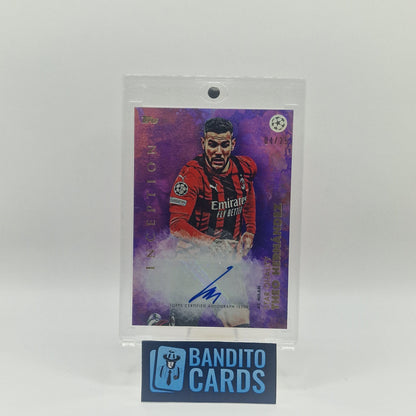 2021-22 Topps Inception Theo Hernandez auto /25 - AC Milan