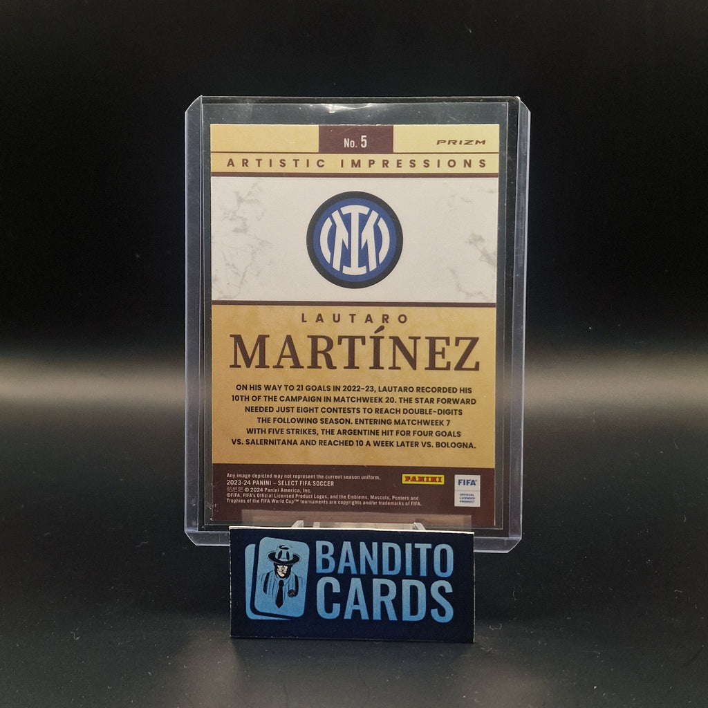 2023-24 Panini Select Lautaro Martinez Artistic Impressions - Case Hit - Inter
