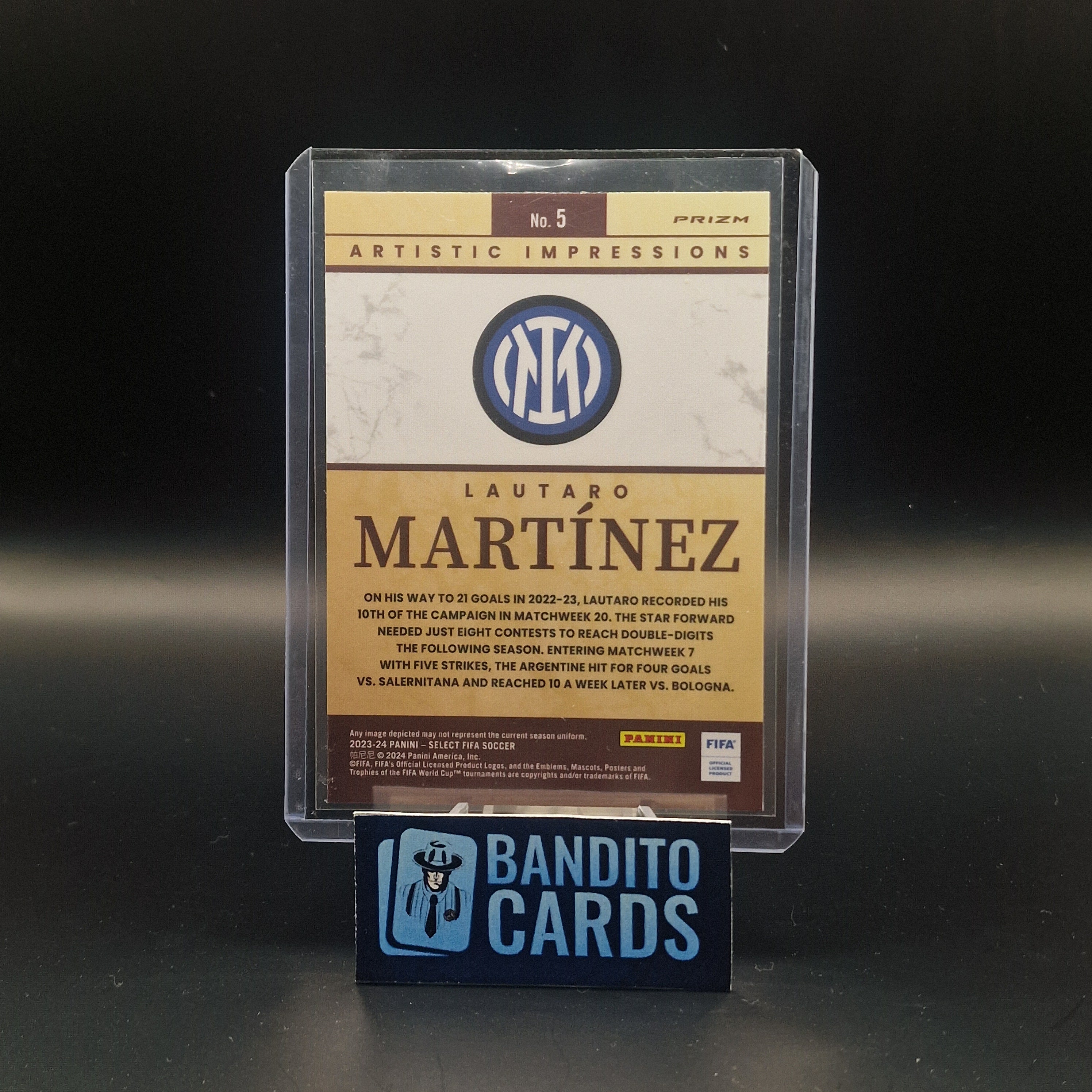 2023-24 Panini Select Lautaro Martinez Artistic Impressions - Case Hit - Inter