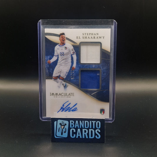 2020 Panini Immaculate Stephan El Shaarawy patch auto /75 - Italy - Banditocards