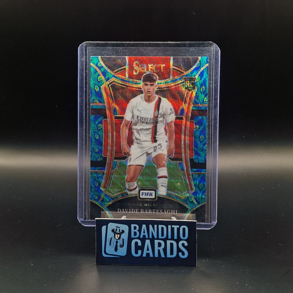 2023-24 Panini Select Fifa Davide Bartesaghi RC Peacock SSP - AC Milan