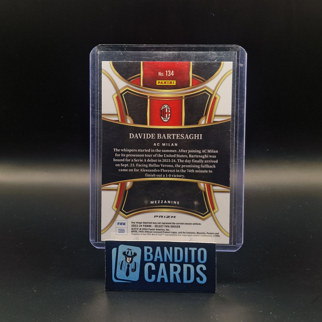 2023-24 Panini Select Fifa Davide Bartesaghi RC Peacock SSP - AC Milan
