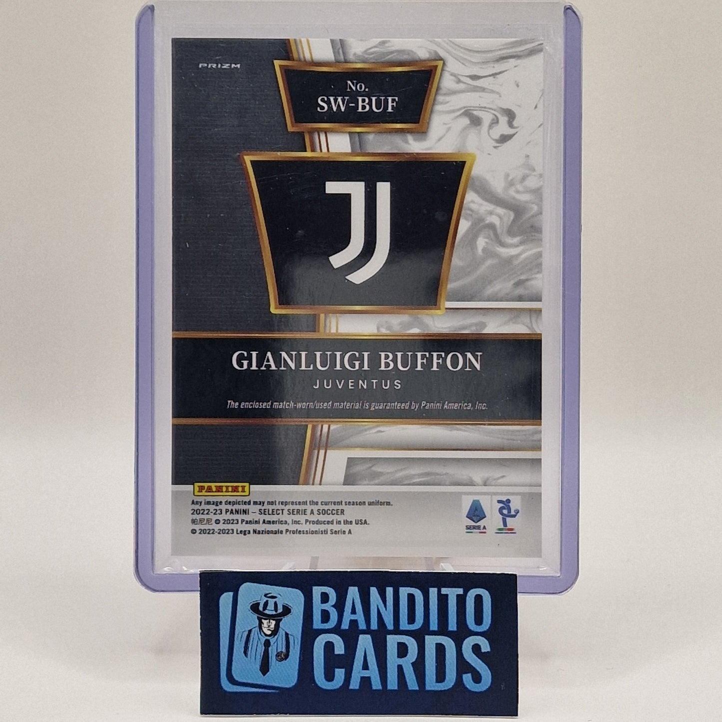 2022-23 Panini Select Serie A Gianluigi Buffon patch - Juventus