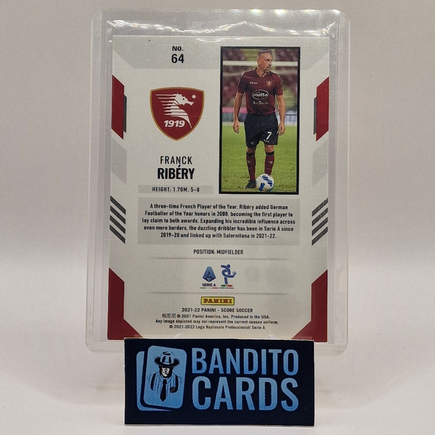 2021-22 Panini Score Franck Ribery /15 - Salernitana