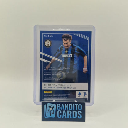 2019-20 Panini Chronicles Elite Cristian Vieri auto - Inter