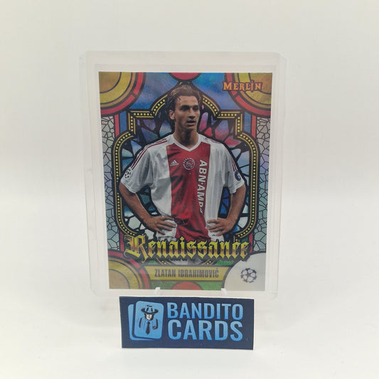 2023-24 Topps Merlin Zlatan Ibrahimovic Renaissance SSP - Ajax - Banditocards