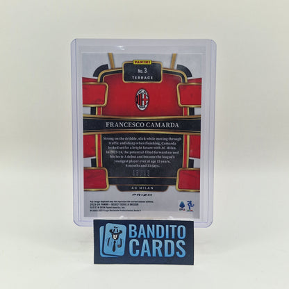 2023-24 Panini Select Serie A Francesco Camarda /49 - AC Milan - Banditocards