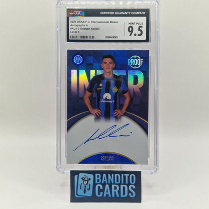 2023 Daka Inter Kristjan Asllani auto on card /40 - CGC 9.5 - Banditocards