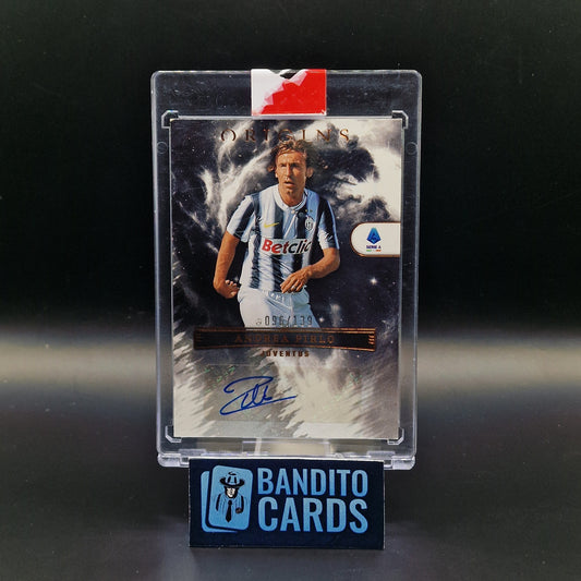 2022-23 Panini Chronicles Origins Andrea Pirlo auto /139 - Juventus - Banditocards