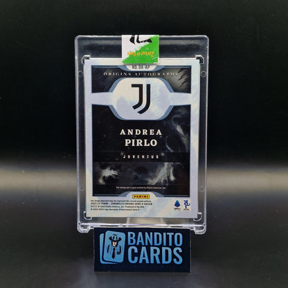 2022-23 Panini Chronicles Origins Andrea Pirlo auto /139 - Juventus - Banditocards