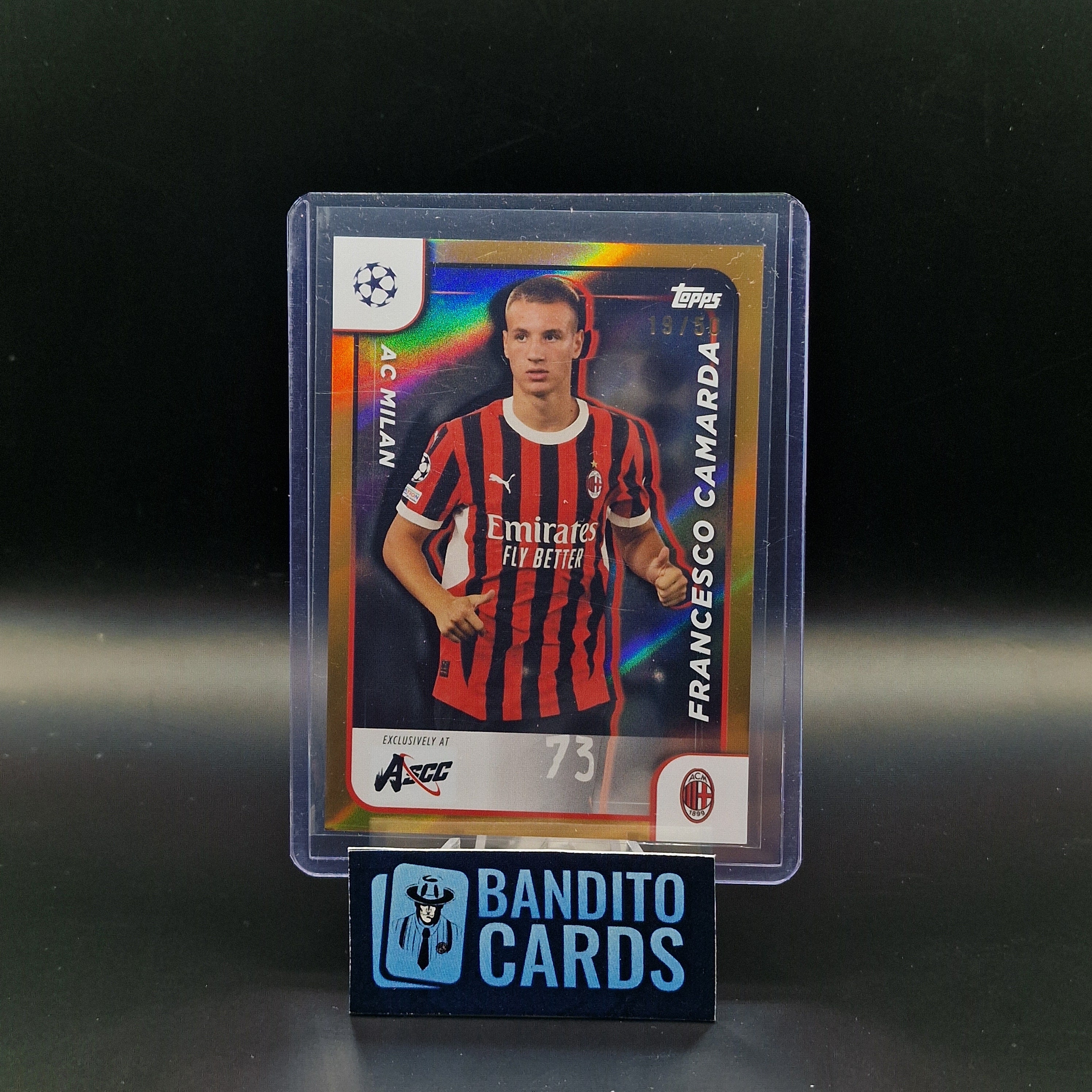 2023-24 Topps ASCC exclusive Francesco Camarda /50 - AC Milan