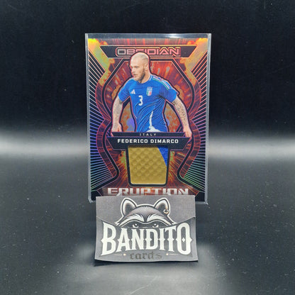 2023-24 Panini Obsidian Federico Dimarco patch /25 number match - Italy