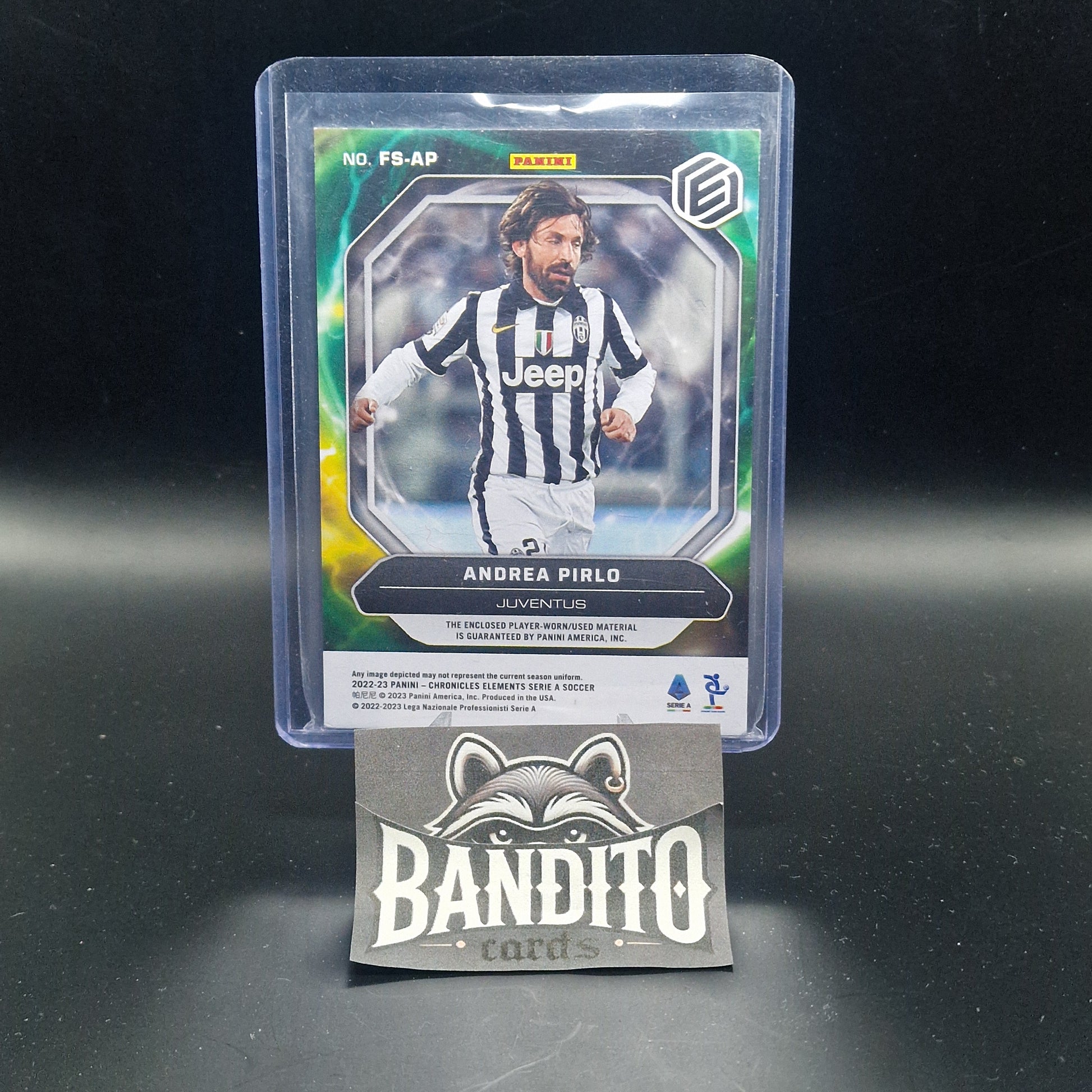 2022-23 Panini Chronicles Elements Andrea Pirlo patch /99 - Juvemtus sports cards store Chronicles,Icon,Italy,Juventus,Panini,patch,serie a