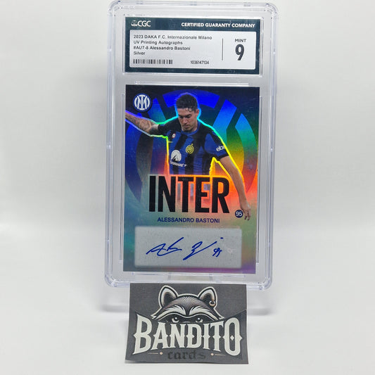 2023 Daka Inter Alessandro Bastani auto /23 - CGC 9 - Banditocards