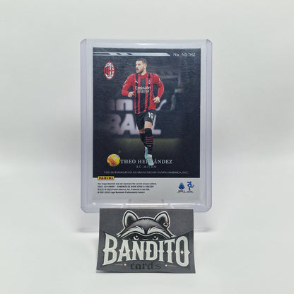 2021-22 Panini Chronicles Noir Theo Hernandez auto /199 - AC Milan - Banditocards