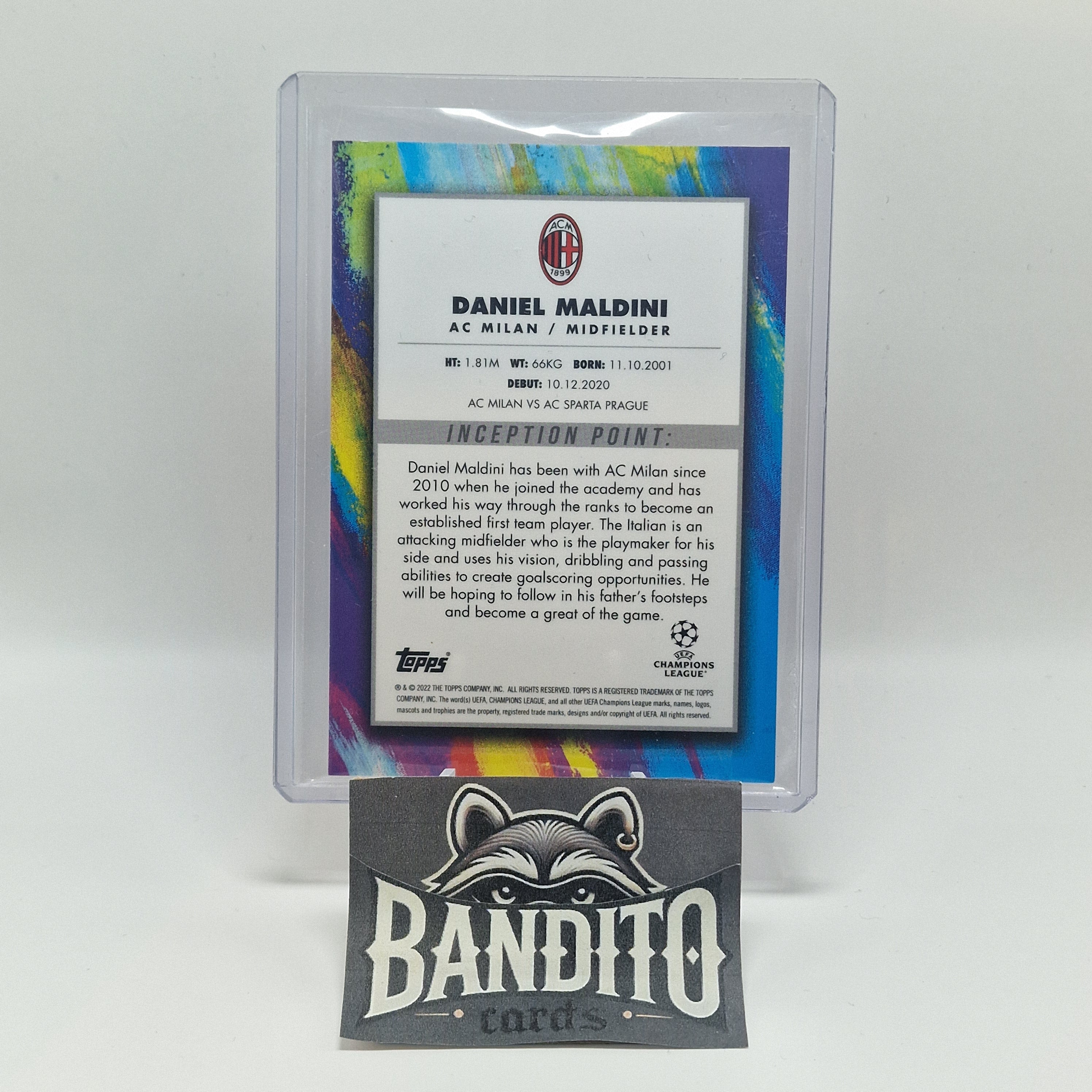 2021-22 Topps Inception Daniel Maldini auto /99 - AC Milan
