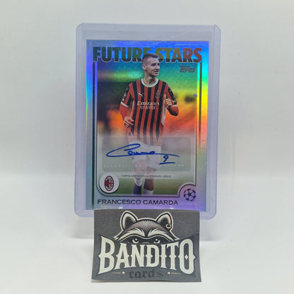 2024-25 Topps UCC Flagship Francesco Camarda auto Future Stars - AC Milan