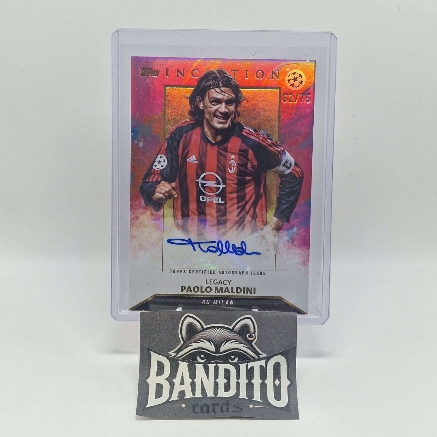 2023-24 Topps Inception Paolo Maldini auto /75 - AC Milan