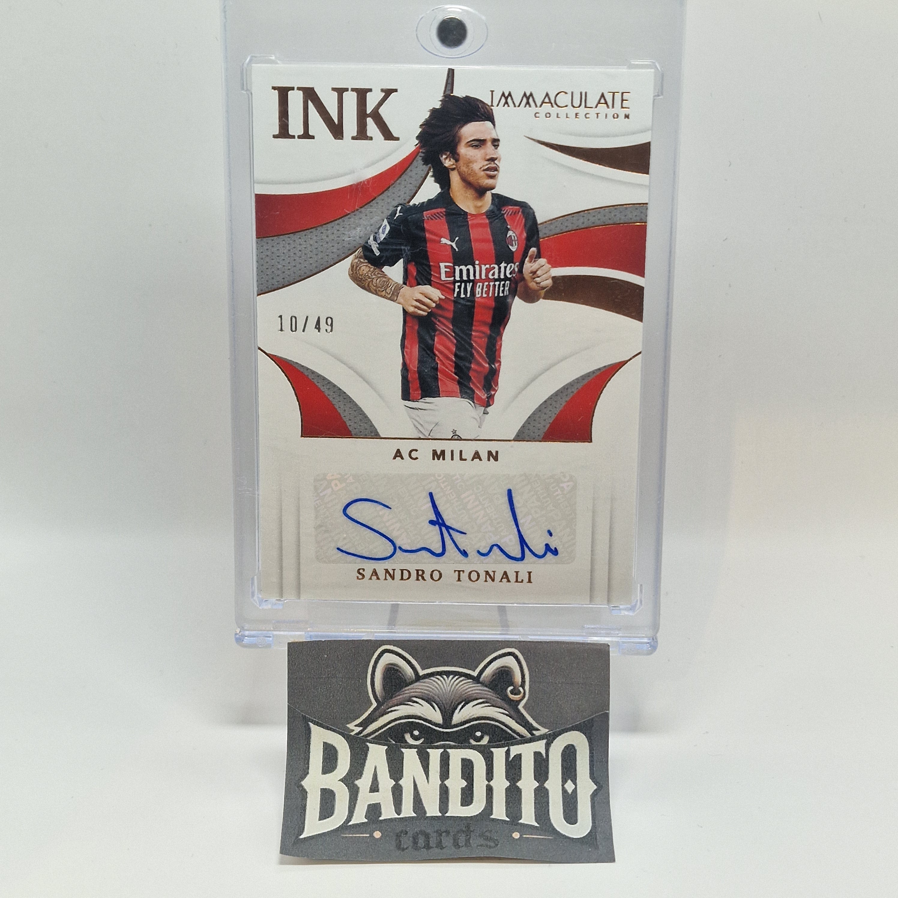 2021 Panini Immaculate Sandro Tonali auto /25 - AC Milan