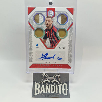 2019-20 Panini Chronicles Ignazio Abate patch auto /50 - AC Milan