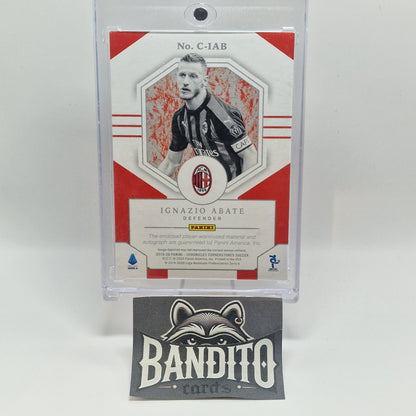 2019-20 Panini Chronicles Ignazio Abate patch auto /50 - AC Milan