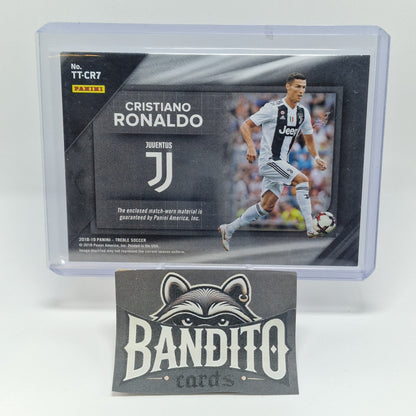 2018-19 Panini Treble Cristiano Ronaldo patch /50 - Juventus