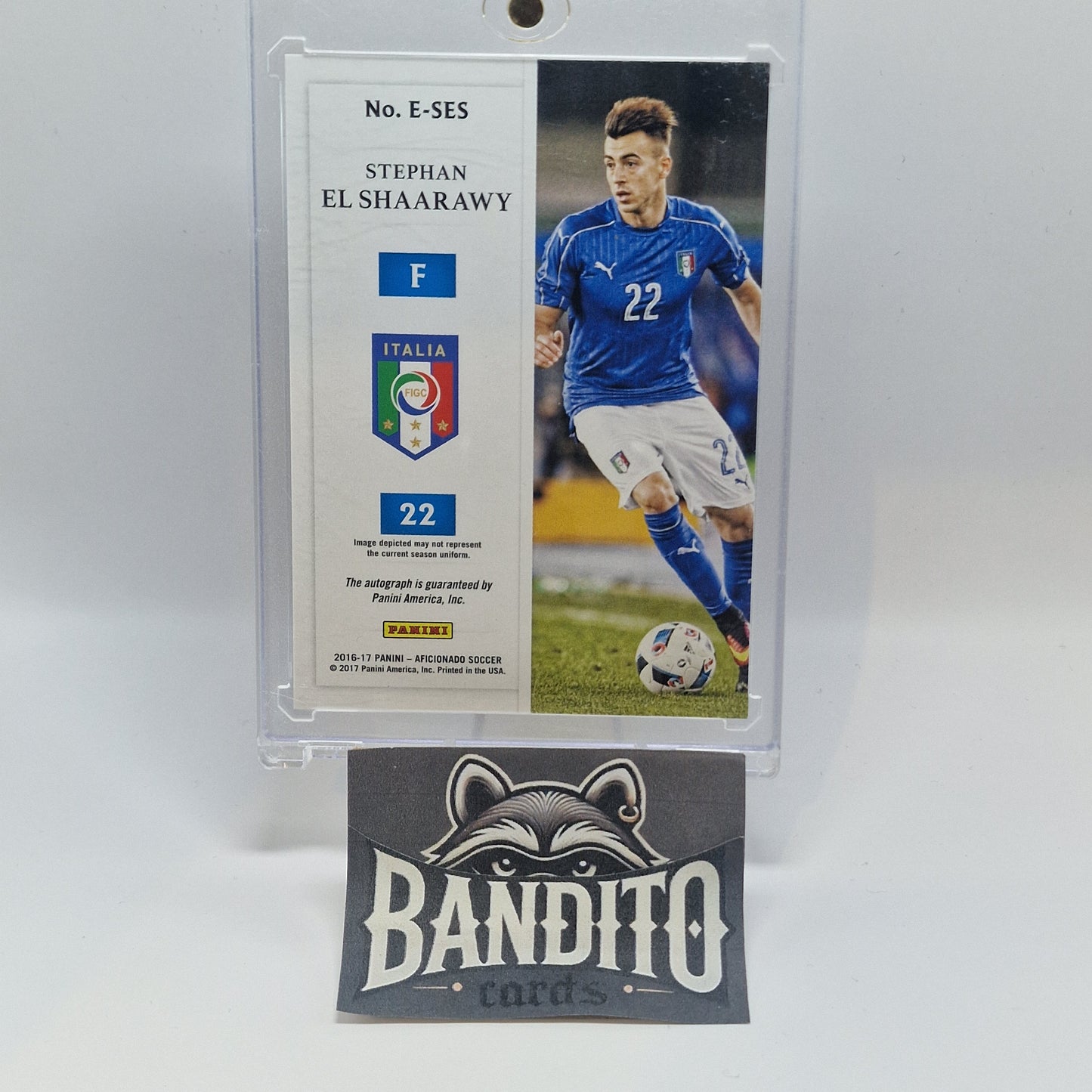 2016-17 Panini Aficionado Stephan El Shaarawy auto /49 - Italy