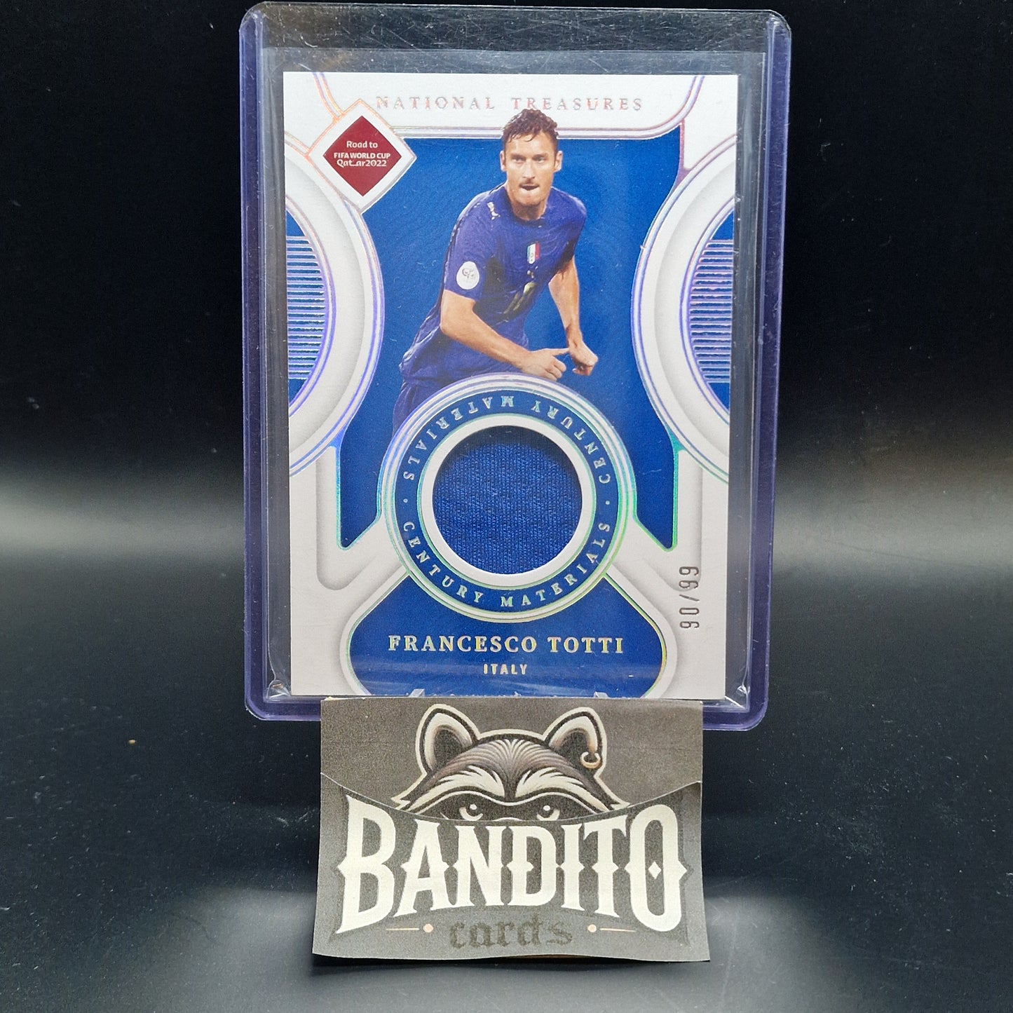 2022 Panini National Treasure Francesco Totti patch /99 - Italy