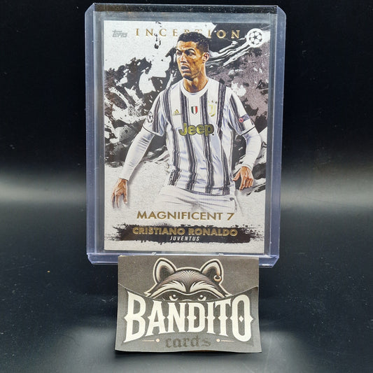 2020-21 Topps Inception Cristiano Ronaldo Magnificent 7 - Juventus