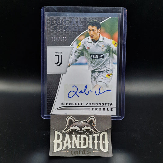 2018-19 Panini Treble Gianluca Zambrotta auto /199 - Juventus