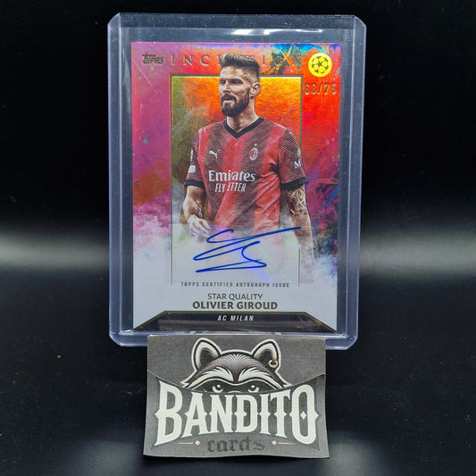 2023-24 Topps Inception Olivier Giroud auto /75 - AC Milan