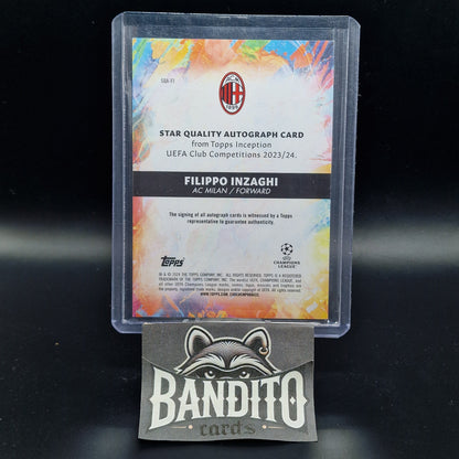 2023-24 Topps Inception Filippo Inzaghi auto /75 - AC Milan