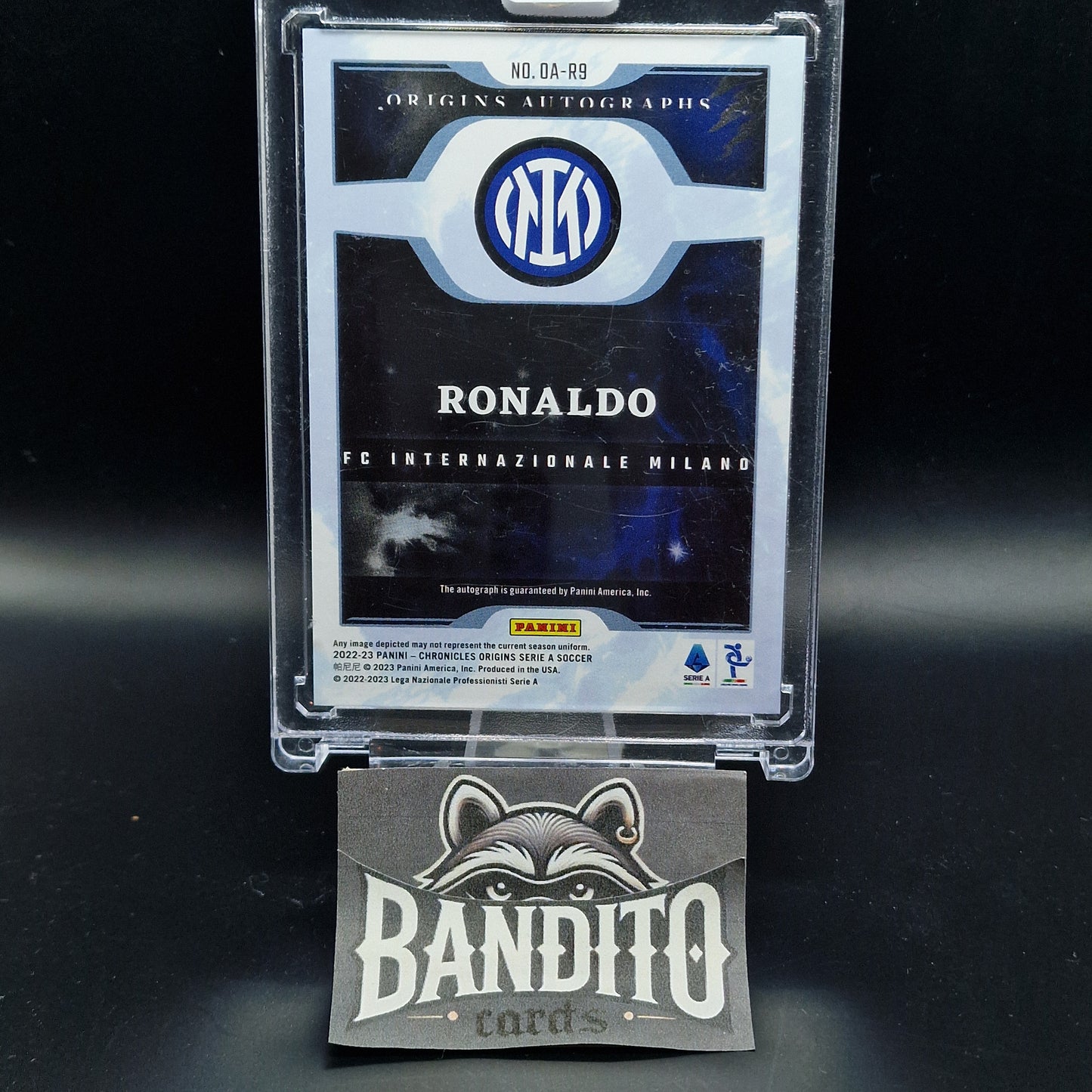 2022-23 Panini Chronicles Origins Ronaldo auto /89 - Inter