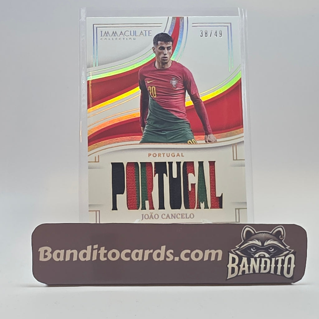2023-24 Panini Immaculate Joao Cancelo Jersey Number Patch /49 - Portugal