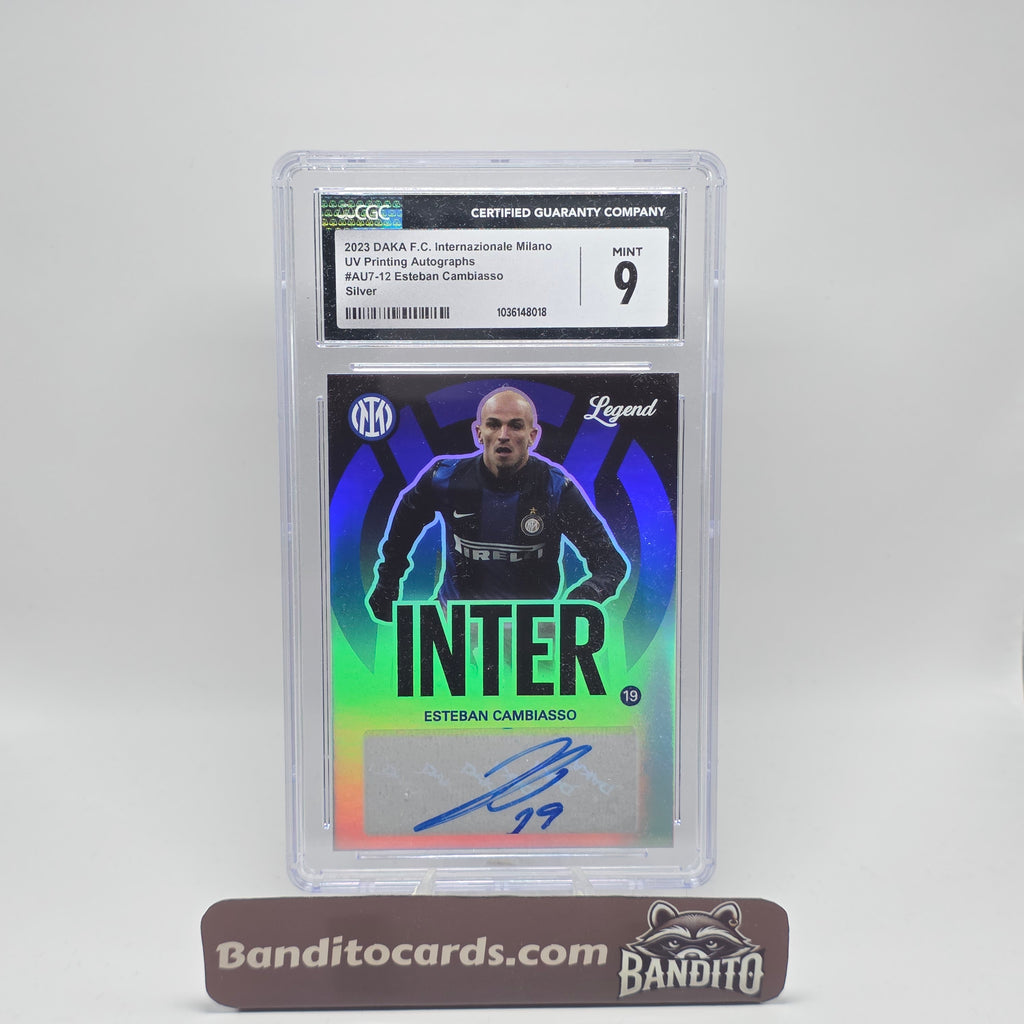 2023 Daka Inter Esteban Cambiasso auto /23 - CGC 9