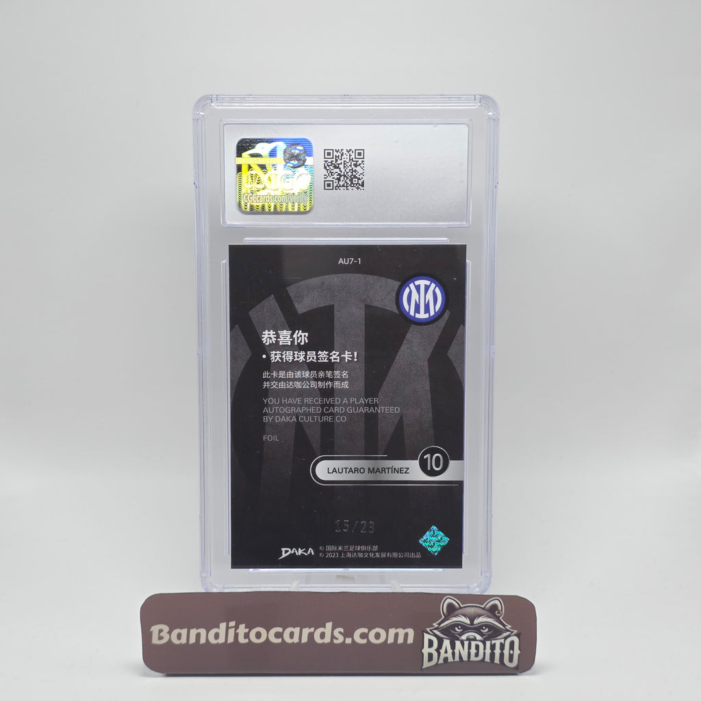 2023 Daka Inter Lautaro Martinez auto /23 - CGC 8.5