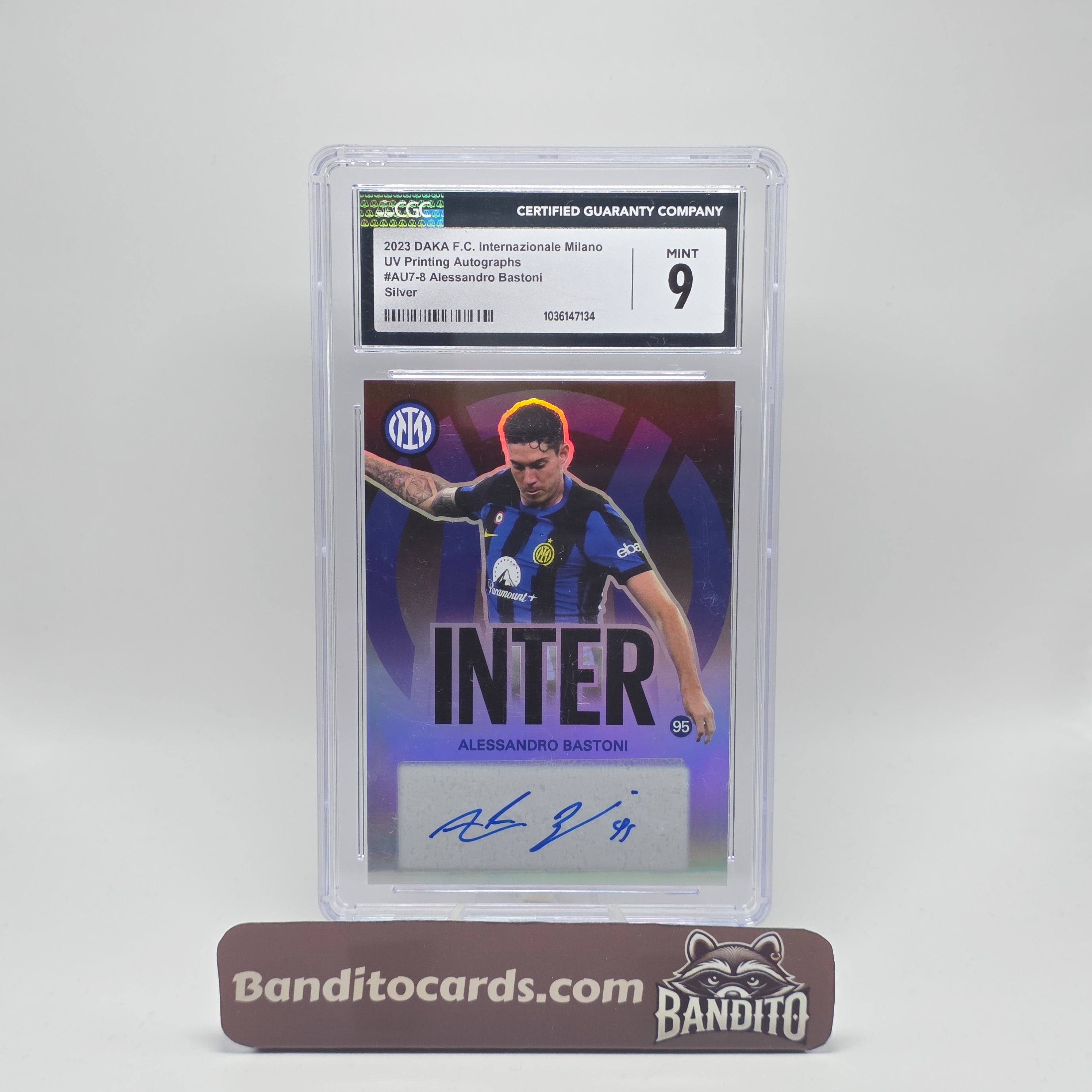 2023 Daka Inter Alessandro Bastoni auto /23 - CGC 9